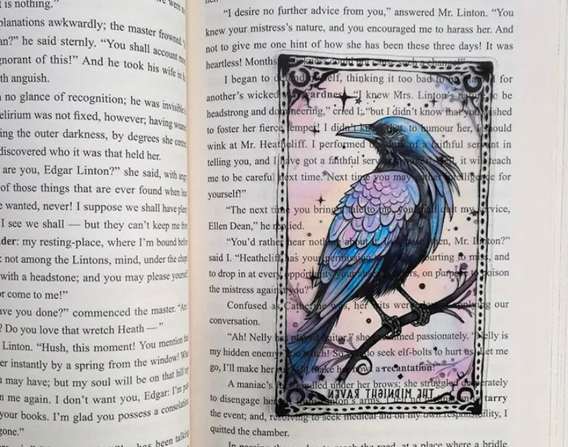 The Midnight Raven — Acrylic Bookmark