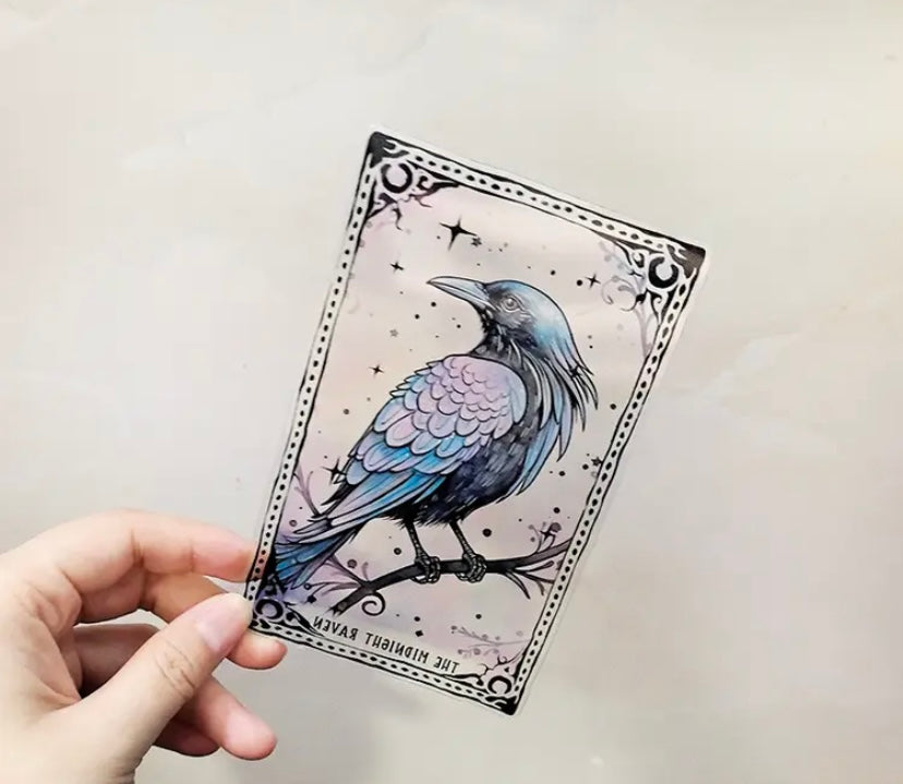 The Midnight Raven — Acrylic Bookmark