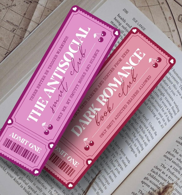 Smutty Reader Bookmark