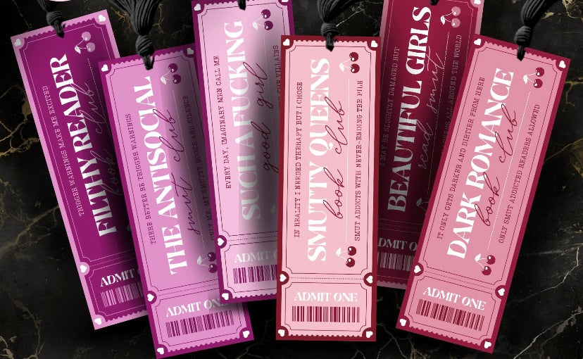 Smutty Reader Bookmark