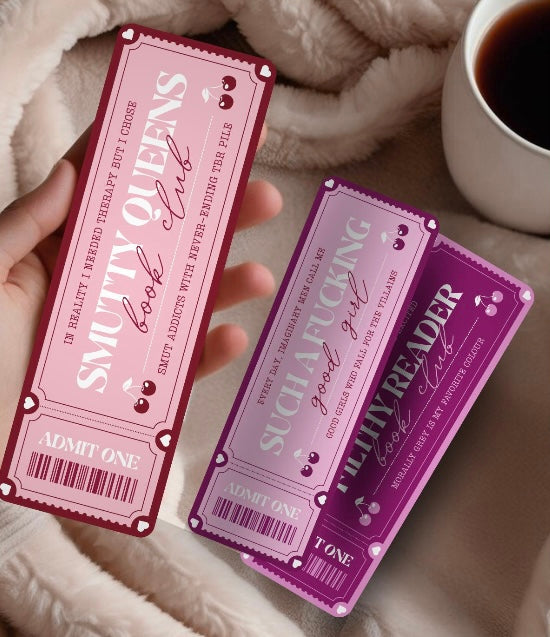 Smutty Reader Bookmark